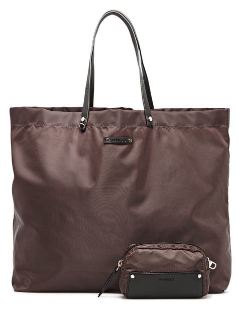 shopper bag in nylon gabs|More.